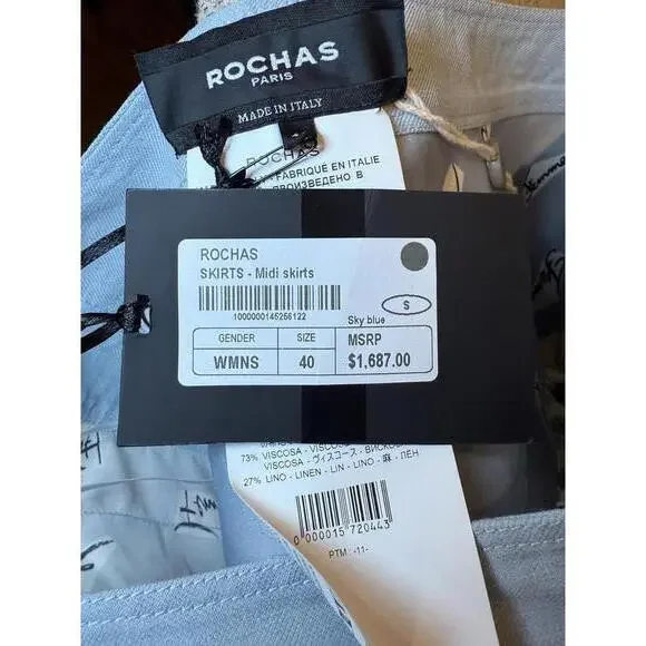 Rochas Paris New Midi Skirt Serena, Size IT 40/ US 4